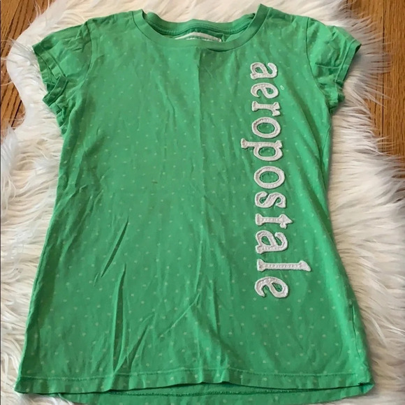 Women’s Aeropostale green log  t-shirt Medium - Picture 1 of 2